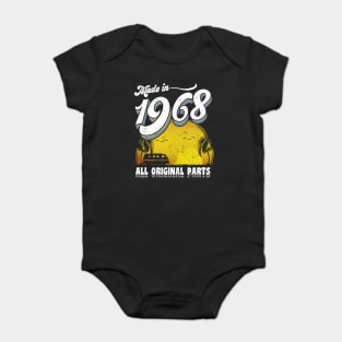 Made in 1968 All Original Parts 50th Birthday Gift Baby Bodysuit